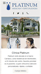 Mobile Screenshot of clinicaplatinum.com